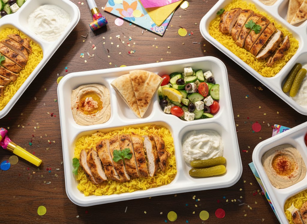 5 Compartment Meal Tray (Bagasse 11"x8.5")