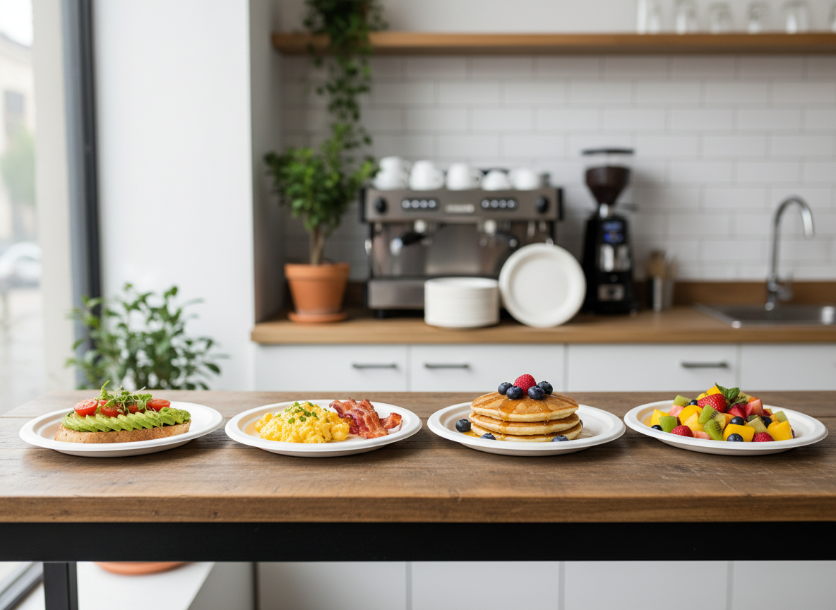 7" Round Plate (Small, 17cm, Bagasse)